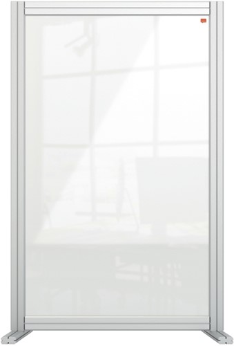 Preventiescherm Nobo bureau modulair transparant acryl 600x1000mm