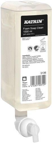 Handzeep Katrin 3136 1000ml foamzeep Clean