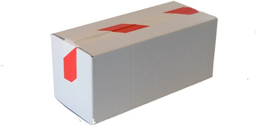 Signaleringstape Budget rood/wit 50mmx66m-3