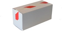 Signaleringstape Budget rood/wit 50mmx66m-4