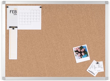 Prikbord Quantore 60x 90cm kurk-3