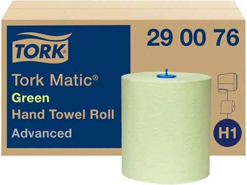 Handdoekrol Tork H1 290076 Advanced 2laags 6rollen groen