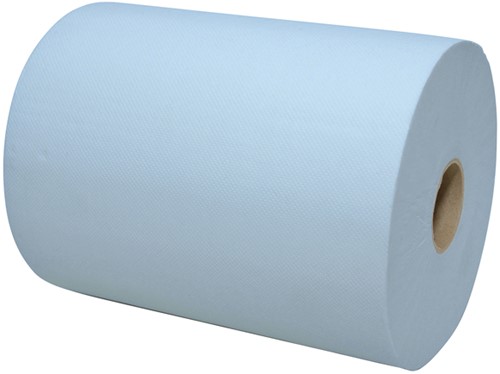 Handdoekrol Euro Mini 2L 18cmx165m blauw 6rol
