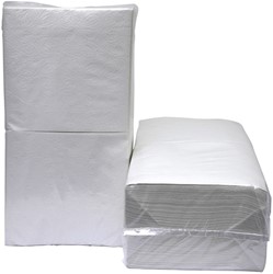 Servetten Blanco 1/4vouw 1-laags 32x31,5cm 4500st
