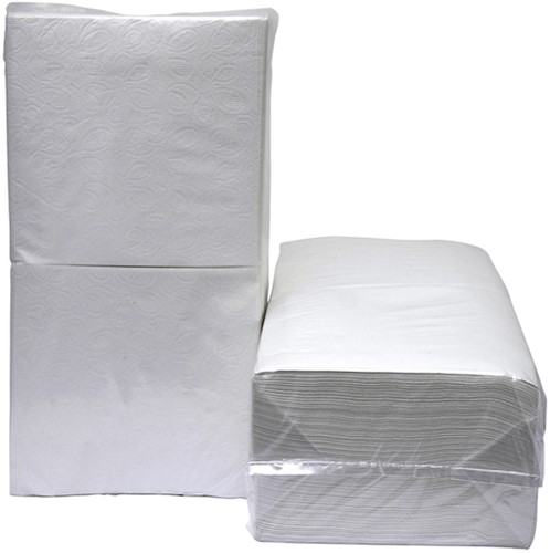Servetten Blanco 1/4vouw 1-laags 32x31,5cm 4500st