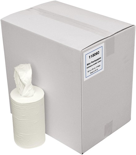 Poetsrol Blanco Mini 2L 20cmx60m 12rol-2