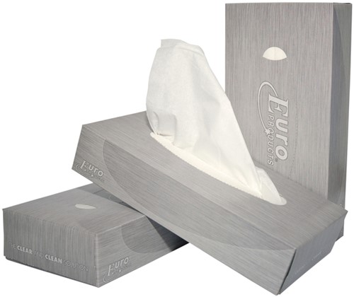 Tissue Facial Euro 2-laags 40x100stuks