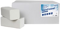 Handdoek Cleaninq Z-vouw 2-laags 240x210mm 20x160st wit-2