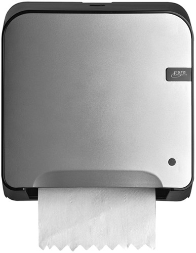 Dispenser Euro Quartz handdoekrol mini matic zilv