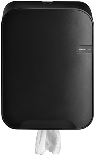 Dispenser Euro Quartz poetsrol midi zwart