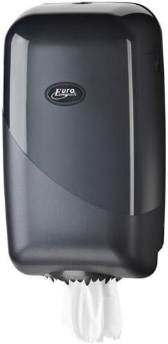 Dispenser Euro Pearl poetsrol mini zwart
