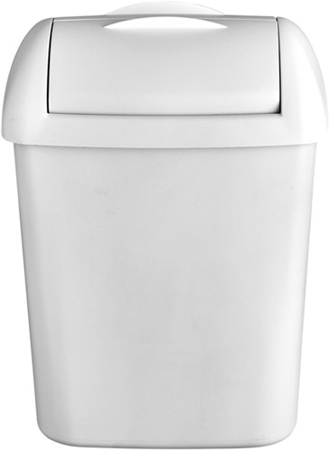 Afvalbak Euro Hygienebak 8 liter wit