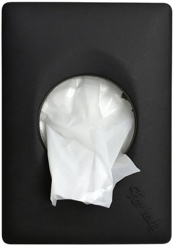 Dispenser Euro Quartz damesverbandzakjes zwart