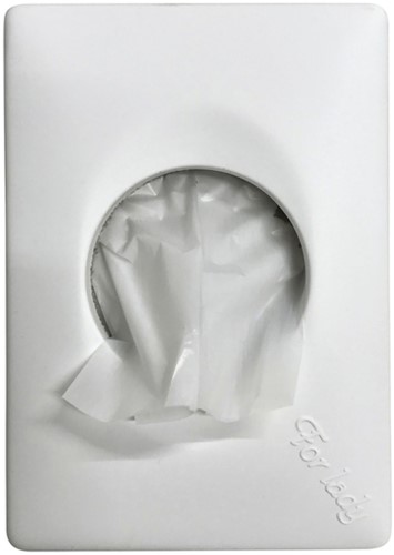 Dispenser Euro Quartz damesverbandzakjes wit