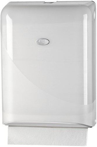Dispenser Euro Pearl vouwhanddoeken Z-vouw wit