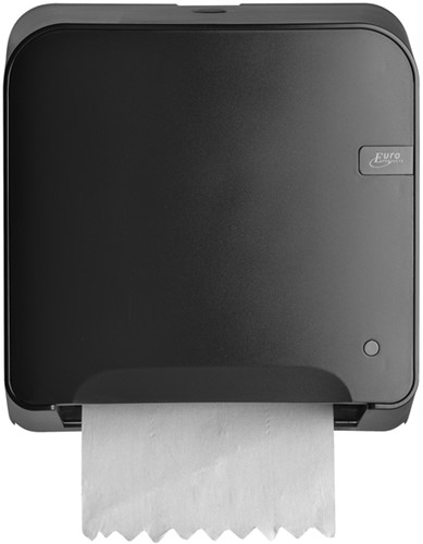 Dispenser Euro Quartz handdoekrol mini matic zwart