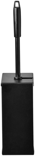 Toiletborstelhouder Euro Quartz RVS zwart
