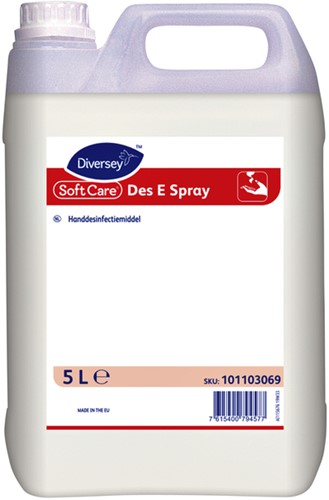 Desinfectiemiddel Soft Care Des E 5ltr spray