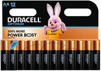 Batterij Duracell Optimum 12xAA