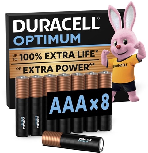 Batterij Duracell Optimum 8xAAA