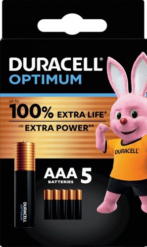 Batterij Duracell Optimum 5xAAA