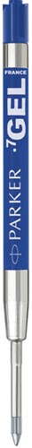 Gelpenvulling Parker blauw 0.7mm blister à 2 stuks-2