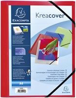 Elastomap Exacompta Kreacover 3-kleps A4 PP assorti-1