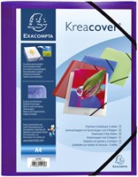 Elastomap Exacompta Kreacover 3-kleps A4 PP assorti-3