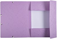 Elastomap Exacompta Aquarel 3-kleps A4 glanskarton lila-2