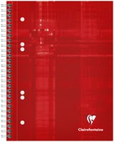 Collegeblok Clairefontaine Studium A5+ 6-gaats 80blz ruit 5x5mm assorti-3