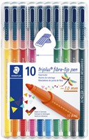 Kleurstift Staedtler 323 Triplus color pk/10 assorti