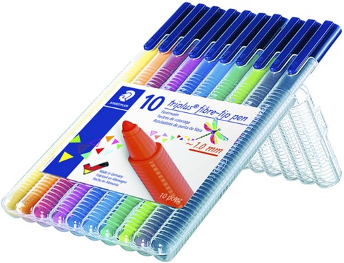 Kleurstift Staedtler 323 Triplus color pk/10 assorti-2