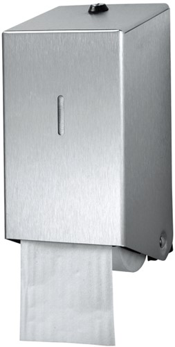 Dispenser Euro toiletpapier doprol RVS