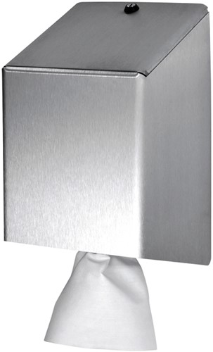 Dispenser Euro Pearl vouwhanddoeken Z-vouw zwart