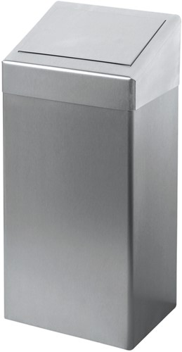 Afvalbak Euro 50 liter RVS