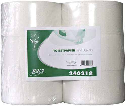 Toiletpapier Euro mini jumbo RW 2L
