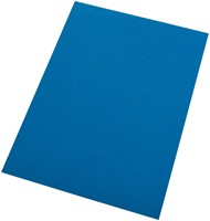 Voorblad GBC A4 lederlook met venster blauw 50stuks-2