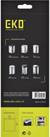 Afvalzak EKO met  trekband 3-6 liter  type A wit rol/30-3