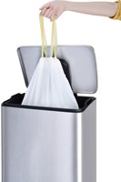 Afvalzak EKO met  trekband 3-6 liter  type A wit rol/30-1