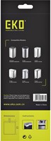 Afvalzak EKO met  trekband 10-15 liter type C wit rol/20-3