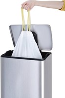 Afvalzak EKO met  trekband 10-15 liter type C wit rol/20-1
