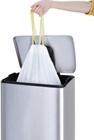 Afvalzak EKO met  trekband 18-21 liter  type D wit rol/20-1