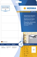 Etiket A4  97x 42,3mm Herma 4595 PP weerbestendig inkjet ds/120-8