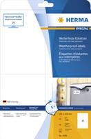 Etiket A4 105x148mm Herma 4598 PP weerbestendig inkjet ds/40-5