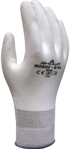 Griphandschoen Showa B0502 wit Large