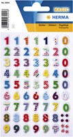 Etiket Herma kleurrijke nummers stone-2