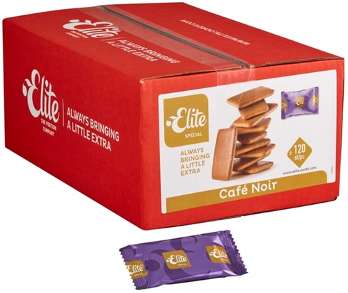 Koekjes Elite Café Noir 120 stuks