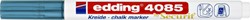 Krijtstift  edding  by Securit 4085 rond 1-2mm blauw metallic