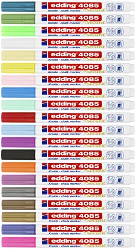 Krijtstift  edding  by Securit 4085 rond 1-2mm rood-3