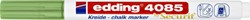 Krijtstift  edding  by Securit 4085 rond 1-2mm groen metallic
